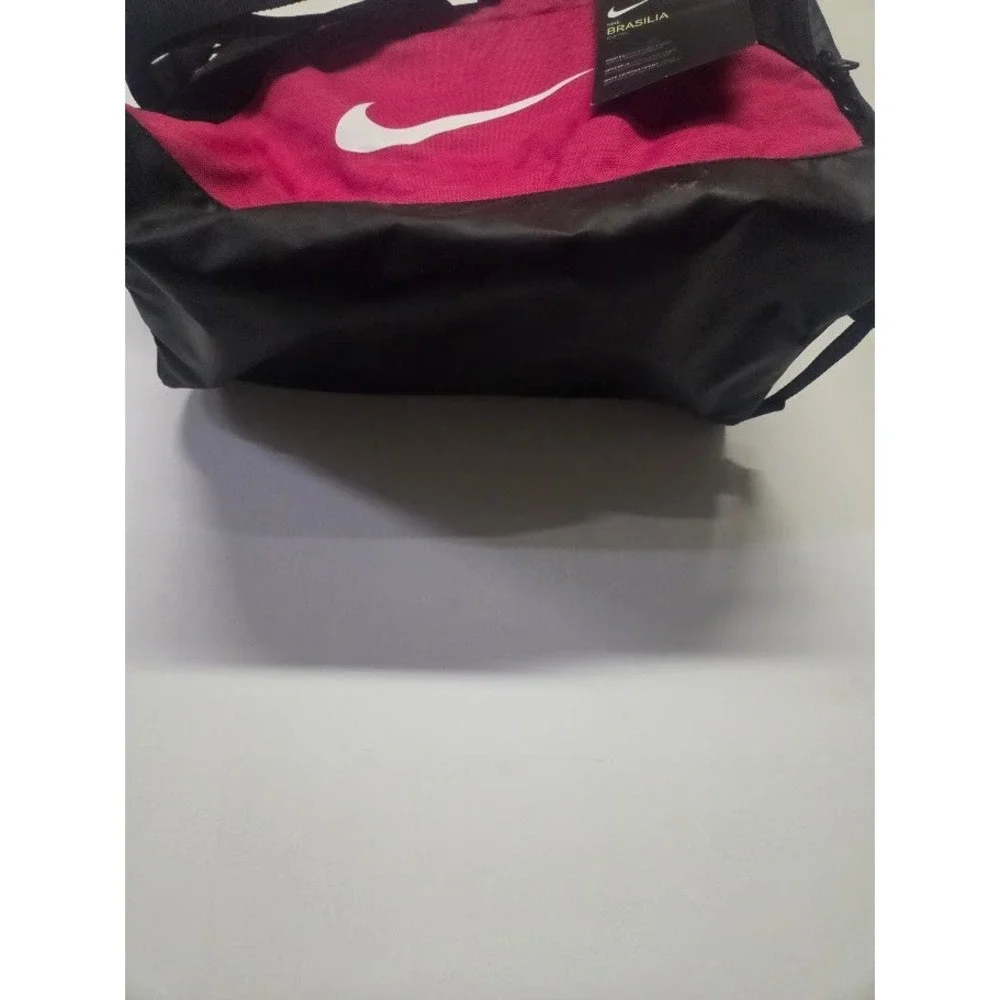 Nike Brasilia Training Duffel Bag XS Pink Black BA5432-644 Shoe Compartment NWT